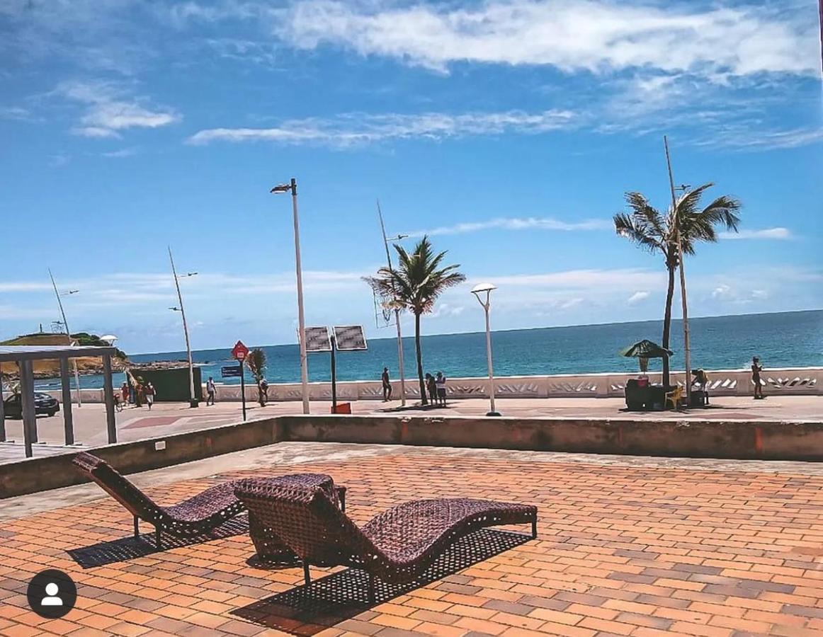 Belissimo Flat Direto Na Praia Da Barra - Flat Beira Mar No Circuito Do Carnaval Salvador Eksteriør bilde