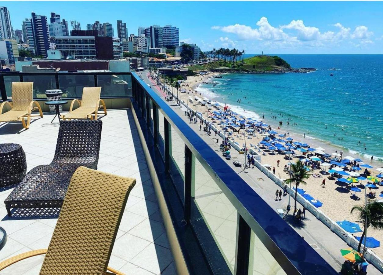 Belissimo Flat Direto Na Praia Da Barra - Flat Beira Mar No Circuito Do Carnaval Salvador Eksteriør bilde